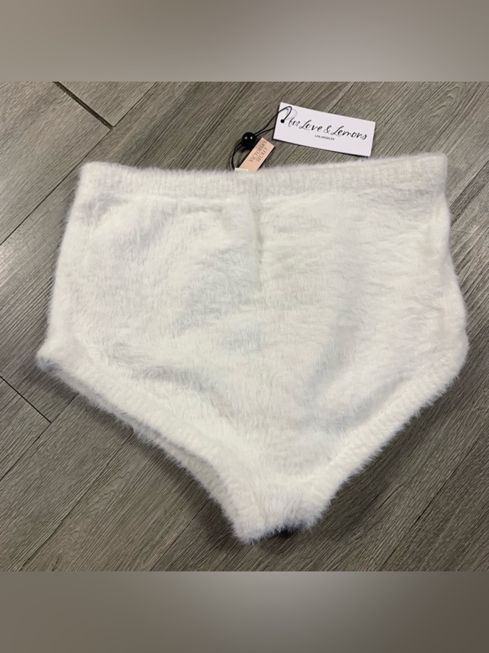For Love And Lemons Fiona Sleep Shorts NWT Victoria’s Secret Cream Size XL